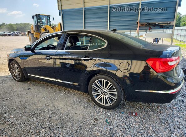KNALN4D76G5221383 2016 KIA CADENZA Black უკანა მარცხენა
