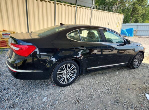 KNALN4D76G5221383 2016 KIA CADENZA Black უკანა მარჯვენა