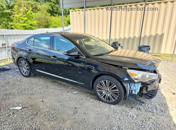 KNALN4D76G5221383 2016 KIA CADENZA Black წინა მარჯვენა