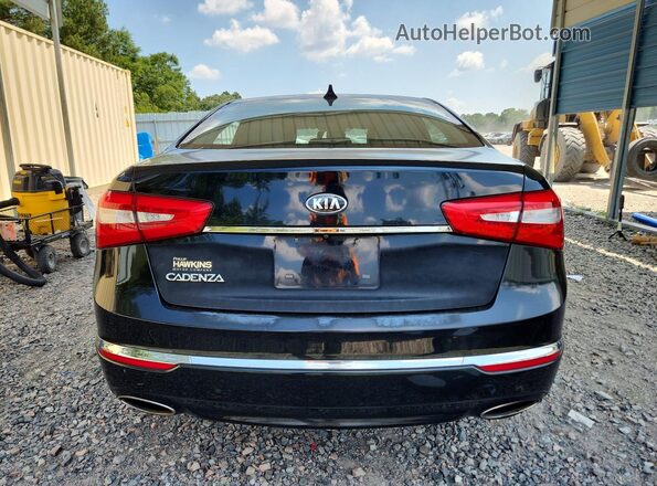KNALN4D76G5221383 2016 KIA CADENZA Black უკანა ხედი