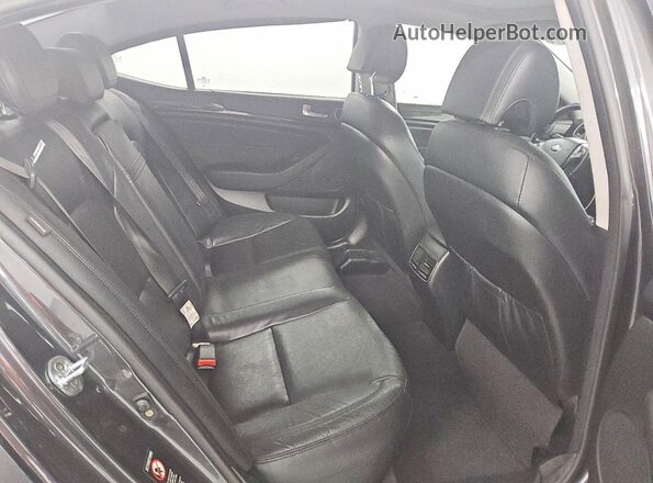 KNALN4D79G5218798 2016 KIA CADENZA Черный Вид задних сидений
