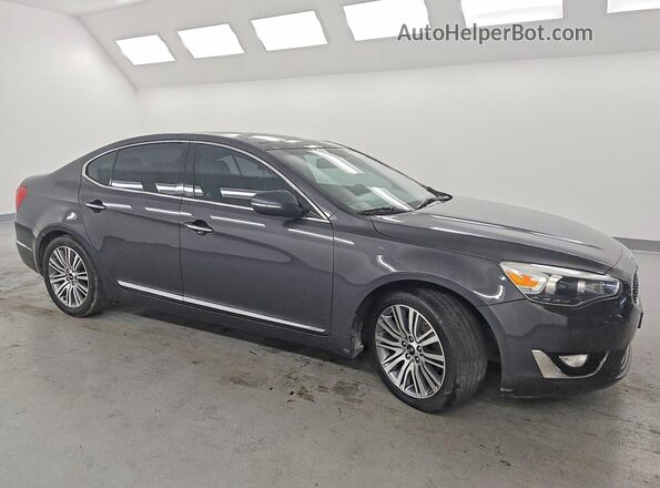 KNALN4D79G5218798 2016 KIA CADENZA Черный Передняя правая четверть