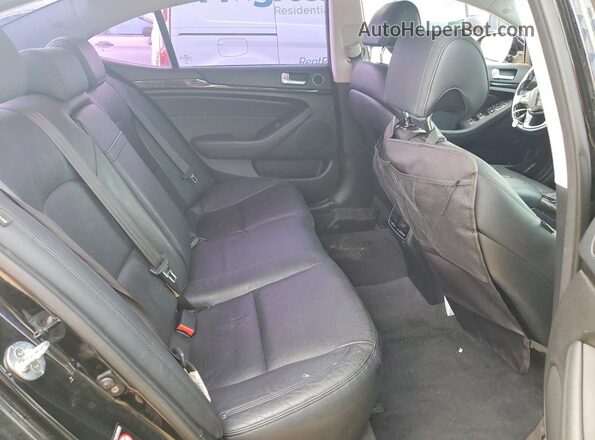 KNALN4D7XG5218891 2016 KIA CADENZA Black Вид задніх сидінь