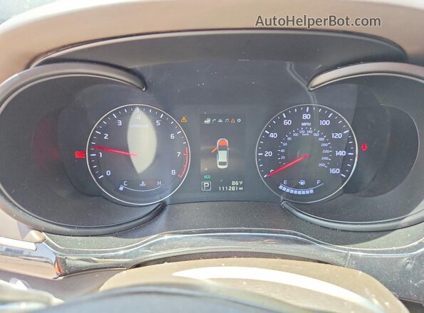 KNALU4D32G6031476 2016 KIA K900 Black ხელსაწყოთა პანელის ხედი