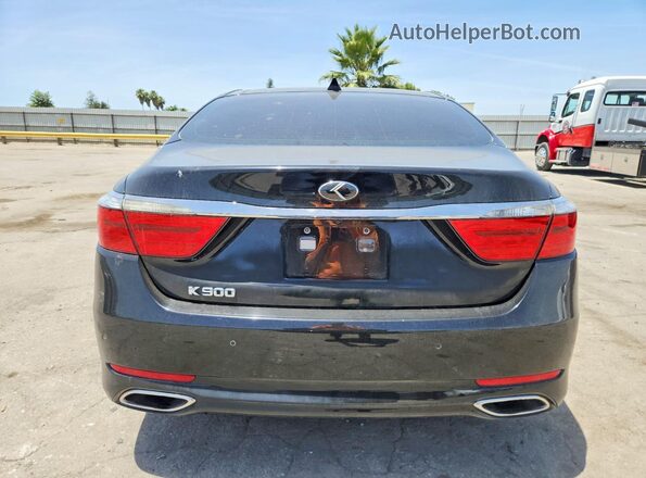 KNALU4D32G6031476 2016 KIA K900 Black უკანა ხედი