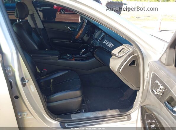 KNALU4D37G6032591 2016 KIA K900 Silver Vista interior delantera