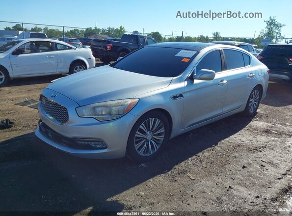 KNALU4D37G6032591 2016 KIA K900 Silver Vista tres cuartos delantera izquierda