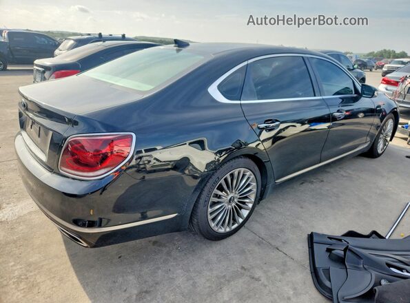 KNAS34J69K6014471 2019 KIA K900 Black Задня права чверть