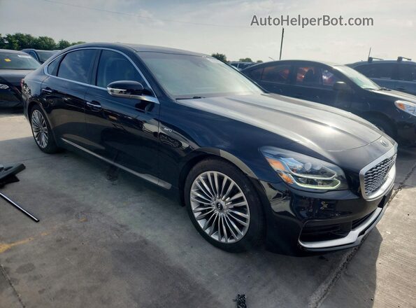 KNAS34J69K6014471 2019 KIA K900 Black Передня права чверть