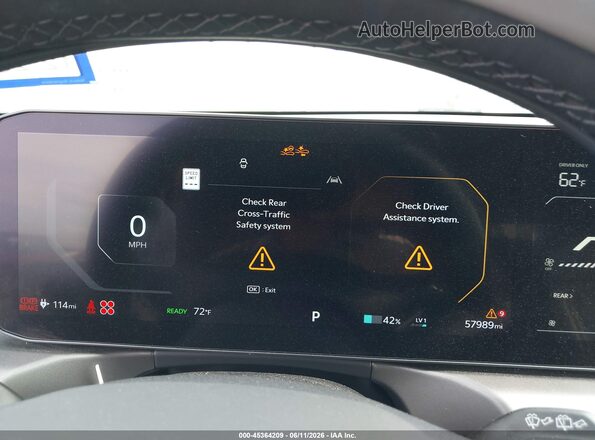 KNDAB5S16R6020443 2024 KIA EV9 Silver Widok tylnych siedzeń