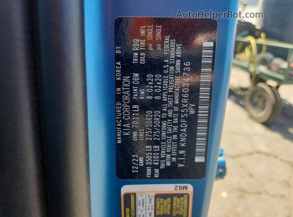 KNDADFS5XR6034736 2024 KIA EV9 Синий 