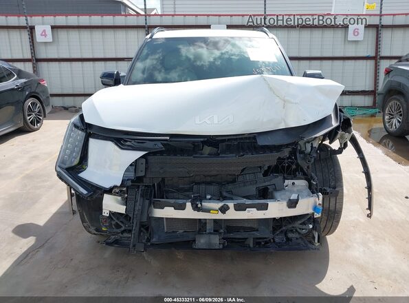 KNDAEFS50R6033382 2024 KIA EV9 White Widok z przodu