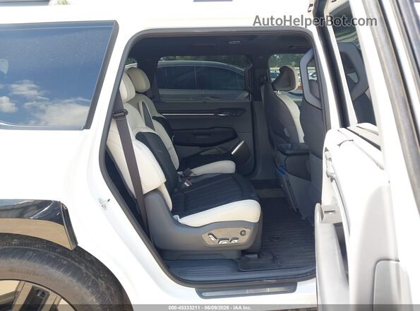 KNDAEFS50R6033382 2024 KIA EV9 White Widok naklejki z numerem VIN