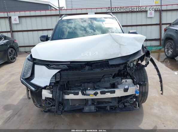 KNDAEFS50R6033382 2024 KIA EV9 White Widok wnętrza z tyłu
