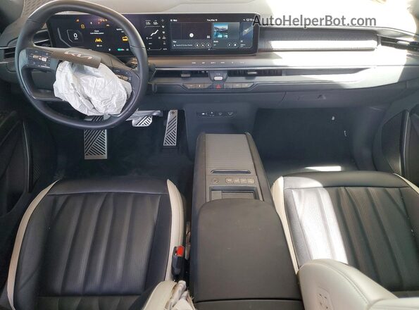 KNDAEFS59R6046549 2024 KIA EV9 Белый Вид панели приборов