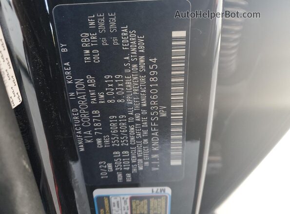 KNDAFFS53R6018954 2024 KIA EV9 Black 