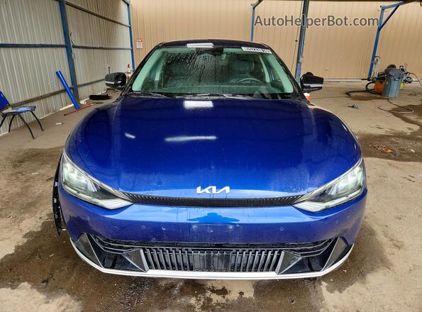 KNDC34LA3P5604459 2023 KIA EV6 Blue Դիմացի տեսք