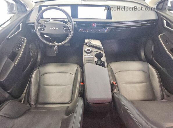KNDC34LA4P5127895 2023 KIA EV6 Gray წინა პანელის ხედი
