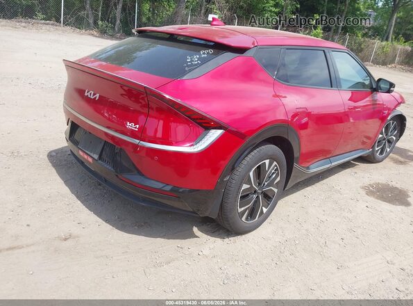 KNDC3DLC2N5070529 2022 KIA EV6 Red Rear right