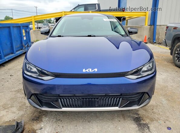 KNDC3DLC8N5066145 2022 KIA EV6 Blue Widok z przodu