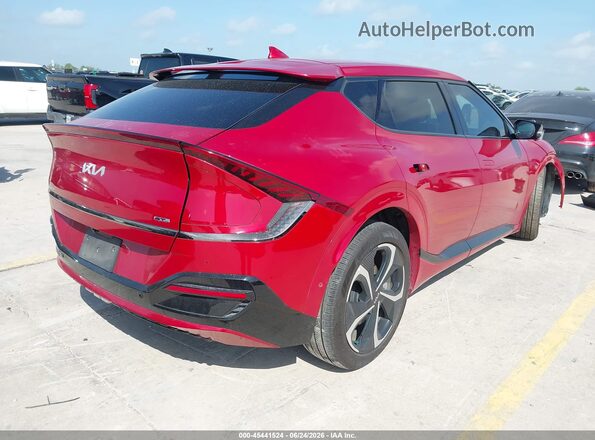 KNDC4DLC3P5097738 2023 KIA EV6 Красный Задняя правая четверть