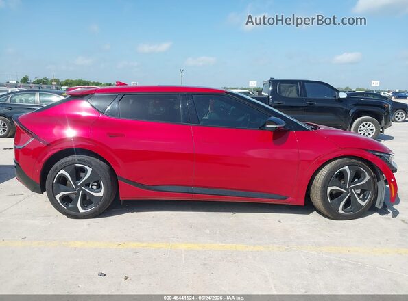 KNDC4DLC3P5097738 2023 KIA EV6 Красный Панорамный вид салона 360°