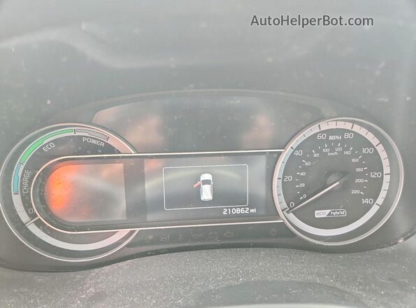KNDCB3LC0K5312310 2019 KIA NIRO Серебряный Вид щитка приборов