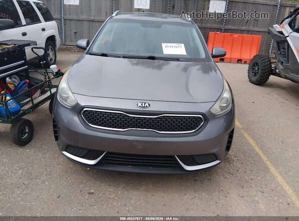 KNDCB3LC1J5123972 2018 KIA NIRO Gray Вид щитка приладів