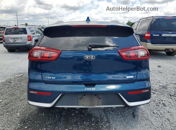 KNDCB3LC2H5093438 2017 KIA NIRO Blue Rear view