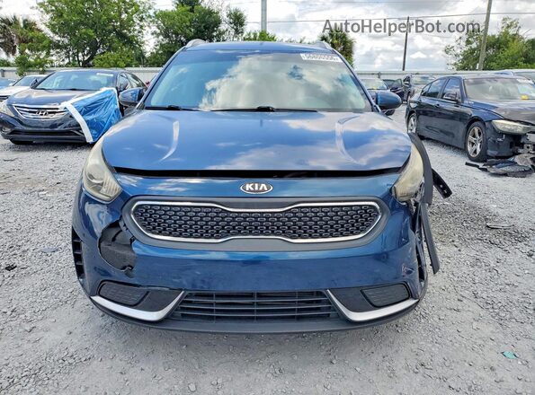 KNDCB3LC2H5093438 2017 KIA NIRO Blue Front view