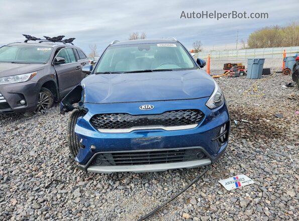 KNDCB3LC2L5375507 2020 KIA NIRO Blue Front view