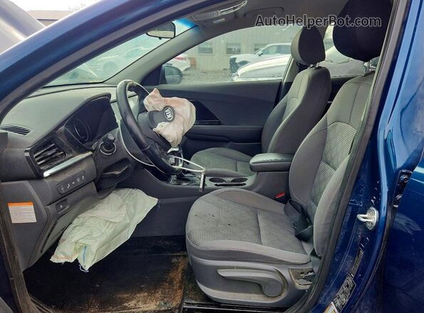 KNDCB3LC2L5375507 2020 KIA NIRO Blue Front interior view
