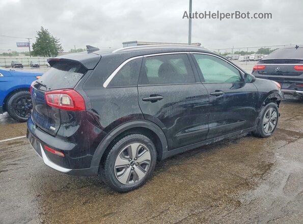 KNDCB3LC3K5242074 2019 KIA NIRO Black Задня права чверть
