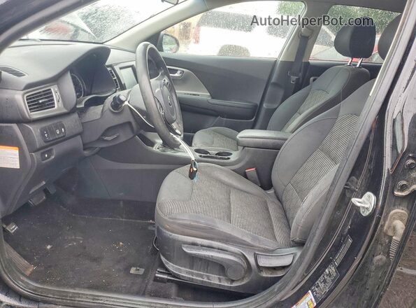 KNDCB3LC3K5242074 2019 KIA NIRO Black Вид салону спереду