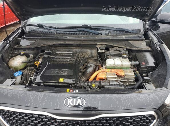 KNDCB3LC3K5242074 2019 KIA NIRO Black Вид задньої частини салону