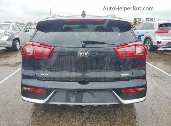 KNDCB3LC3K5242074 2019 KIA NIRO Black Вид ззаду