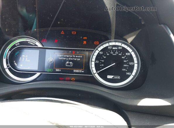 KNDCB3LC3K5265984 2019 KIA NIRO Серебряный Вид задних сидений