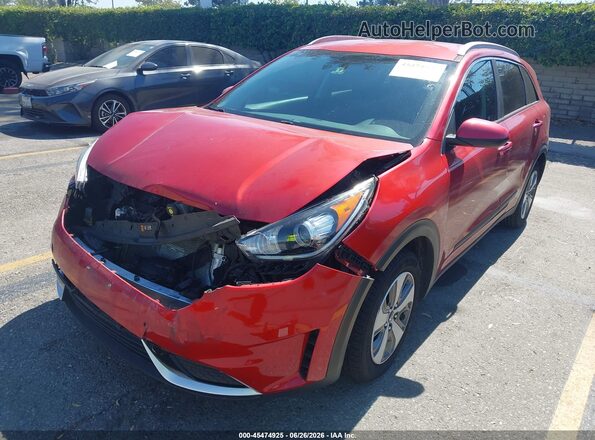 KNDCB3LC3K5351036 2019 KIA NIRO Red Widok zestawu wskaźników