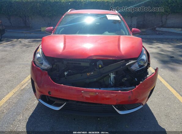KNDCB3LC3K5351036 2019 KIA NIRO Red Widok wnętrza z tyłu