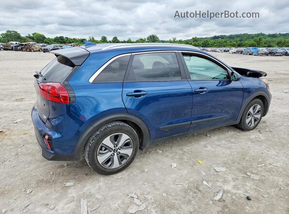 KNDCB3LC3M5463662 2021 KIA NIRO Blue Trasero derecho