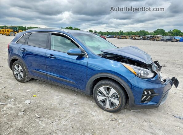 KNDCB3LC3M5463662 2021 KIA NIRO Blue Delantero derecho