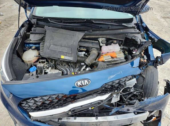 KNDCB3LC3M5463662 2021 KIA NIRO Blue Vista del compartimento del motor