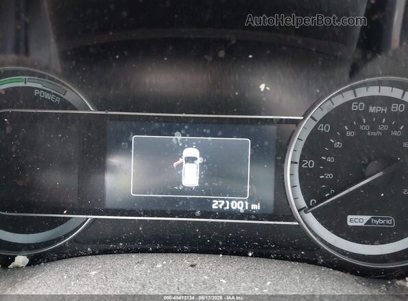 KNDCB3LC4H5048842 2017 KIA NIRO Black უკანა სავარძლების ხედი