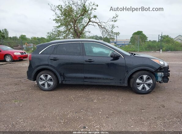 KNDCB3LC4H5048842 2017 KIA NIRO Black უკანა სალონის ხედი
