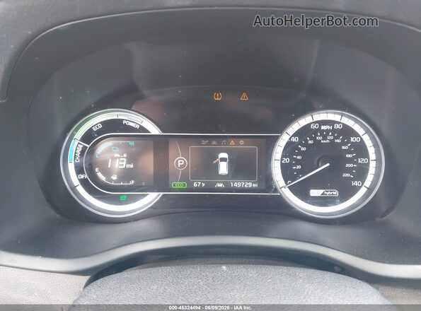KNDCB3LC4H5084448 2017 KIA NIRO Черный Вид задних сидений