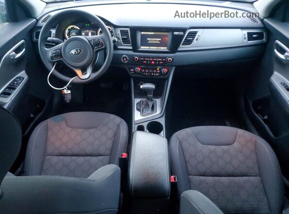 KNDCB3LC4J5207042 2018 KIA NIRO Синий Вид панели приборов