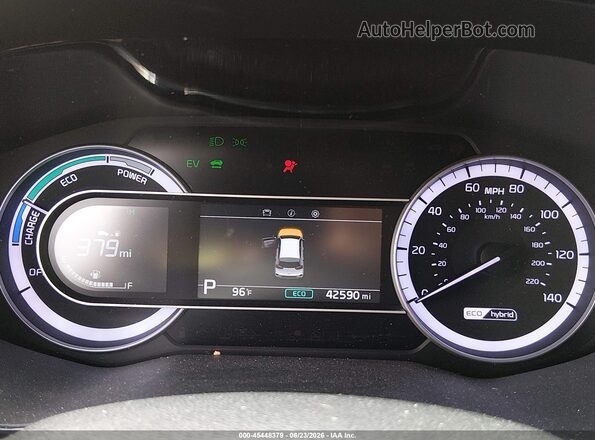 KNDCB3LC4L5361690 2020 KIA NIRO Blue Rear seats view