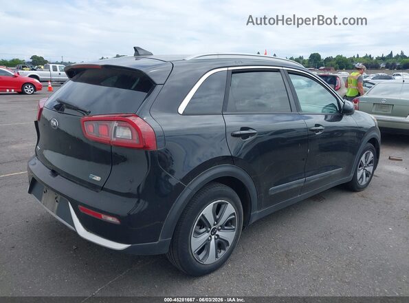 KNDCB3LC5H5072065 2017 KIA NIRO Black უკანა მარჯვენა