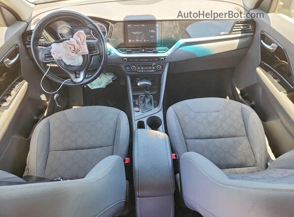 KNDCB3LC5L5393127 2020 KIA NIRO Blue Widok deski rozdzielczej