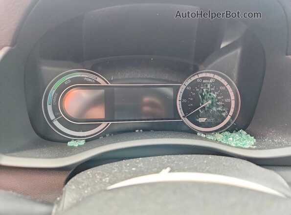 KNDCB3LC6J5136720 2018 KIA NIRO Black Widok zestawu wskaźników
